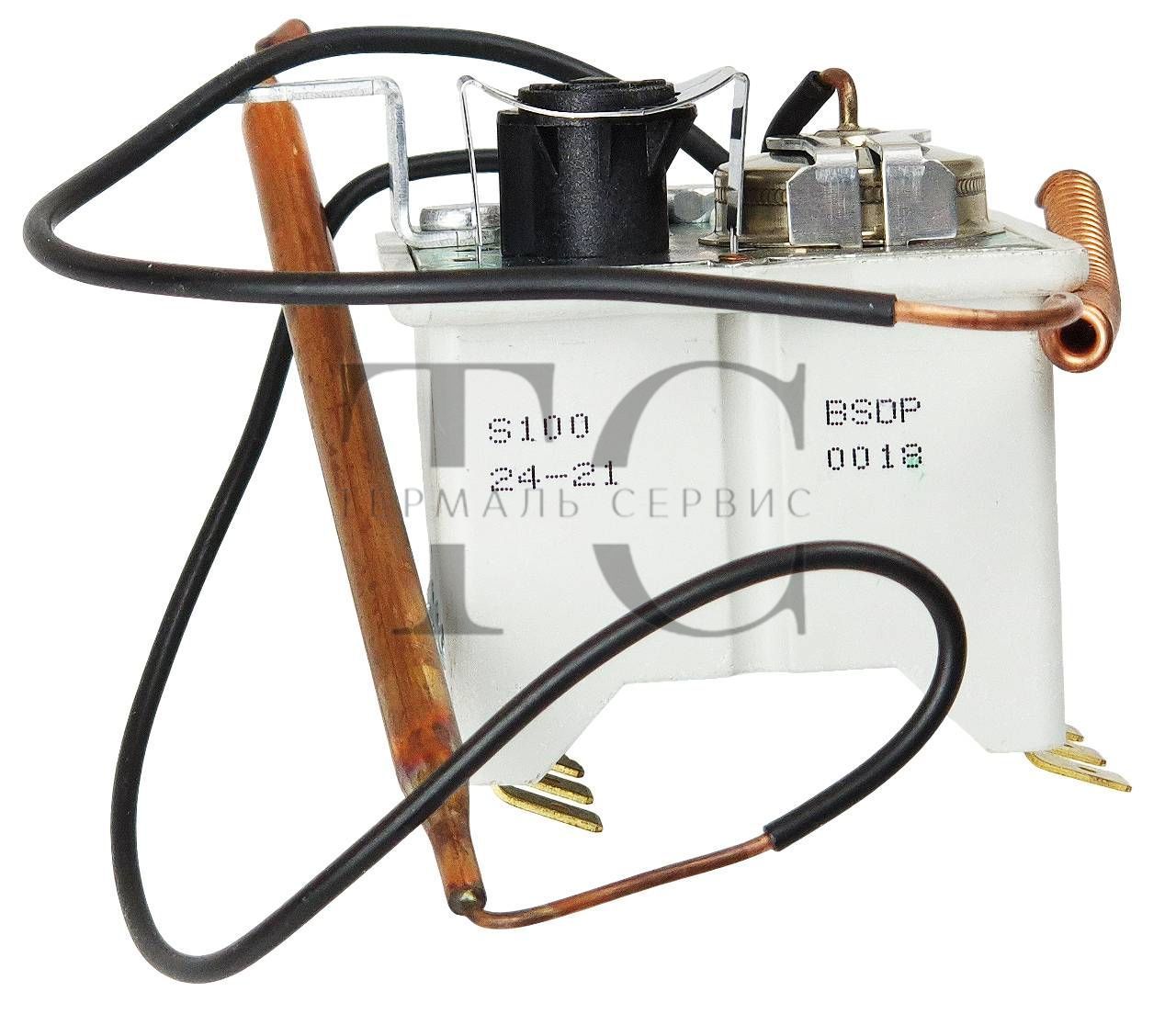 Термостат BSDP 0018 Cotherm для бойлера 3-х фазный капиллярный 6 плоских клем