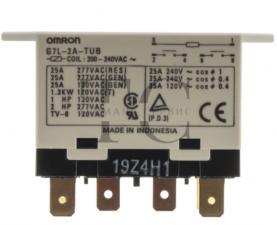 Реле электромагнитное OMRON G7L-2A-TUB 200/240VAC