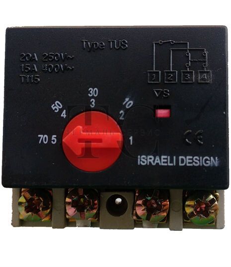 Терморегулятор TUS Israeli Design Т115 для бойлера 20A стрижневий L-450мм