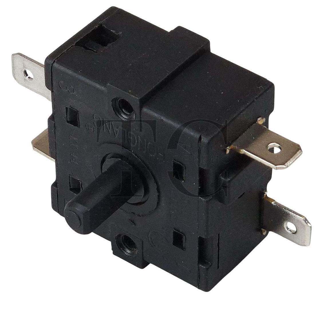 Переключатель поворотный для бойлера 16А 250V T125 на 4 контакта