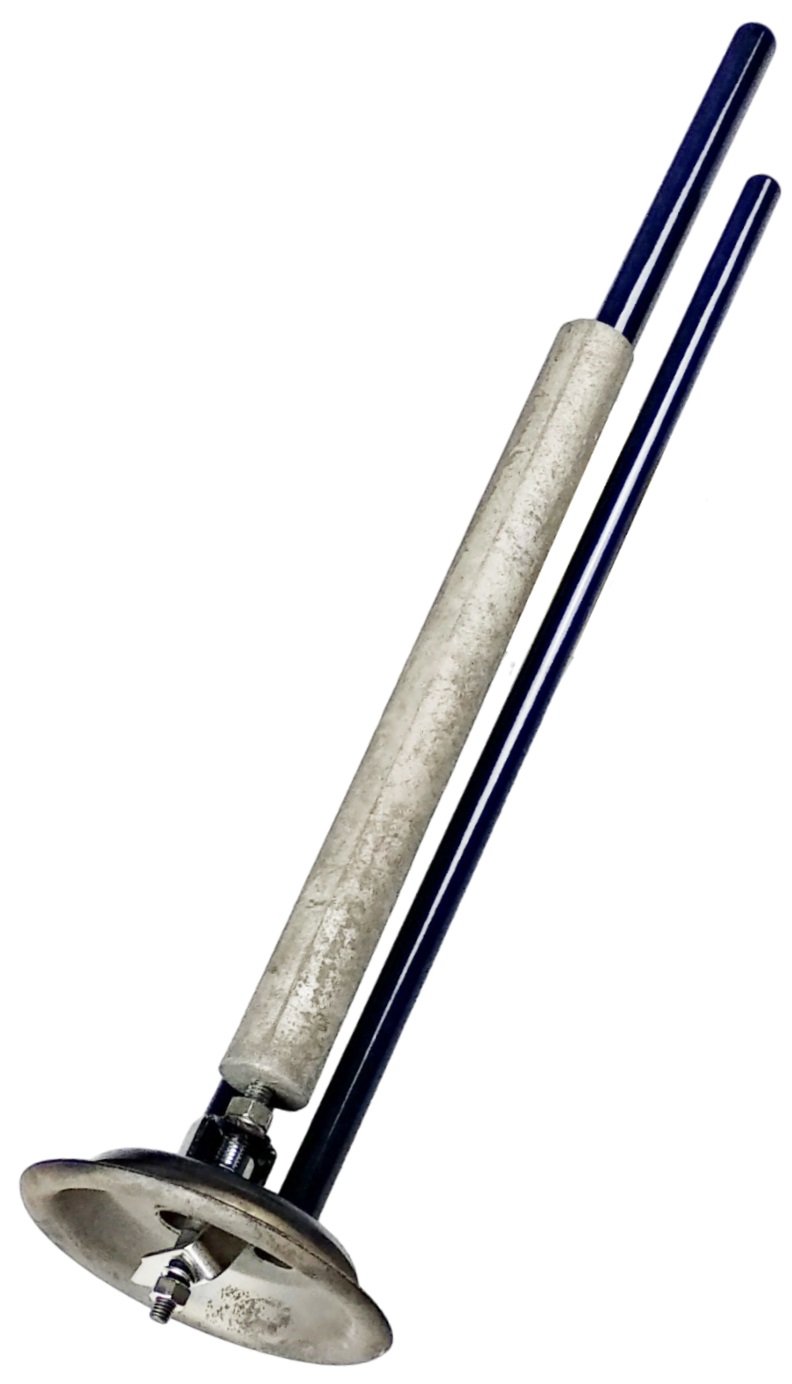 Фланець колба для сухого тену (1500W) Ø93 L-420mm емальований з анодом