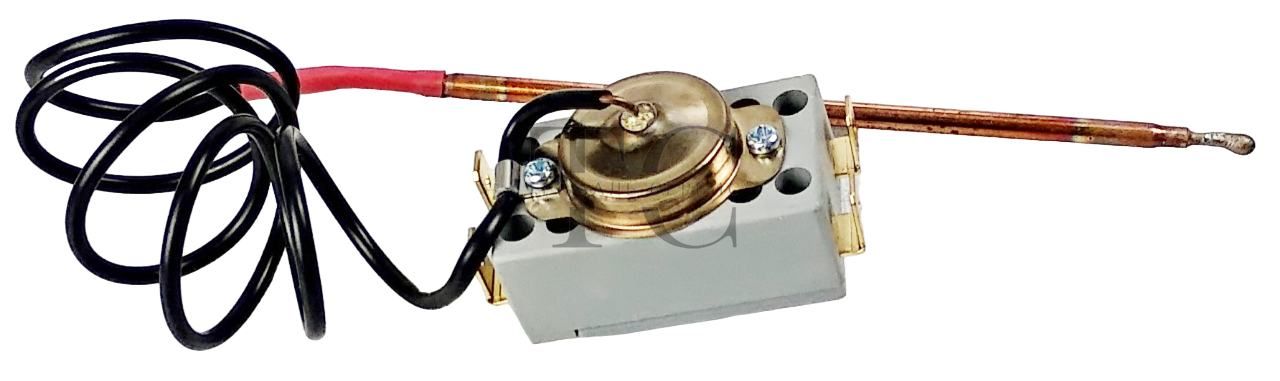 Термостат WQS93-12T2 для бойлера защитный с тонким капилляром Ø4мм