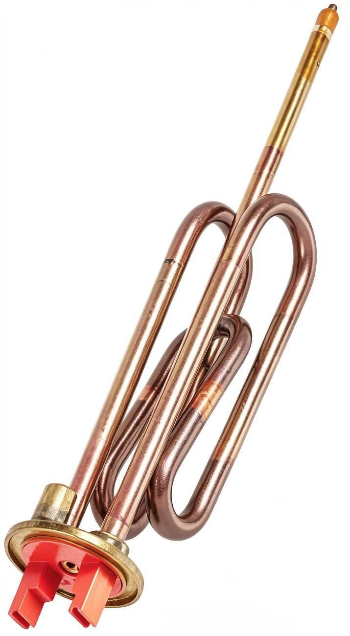 Тэн 1800Вт для бойлера Ariston фланец &Oslash;48мм (анод М5) медный 65122273
