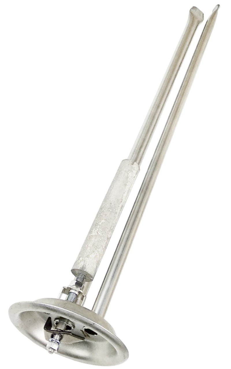 Фланець колба для сухого тену (1500W) Ø93 L-420mm нержавійка з анодом