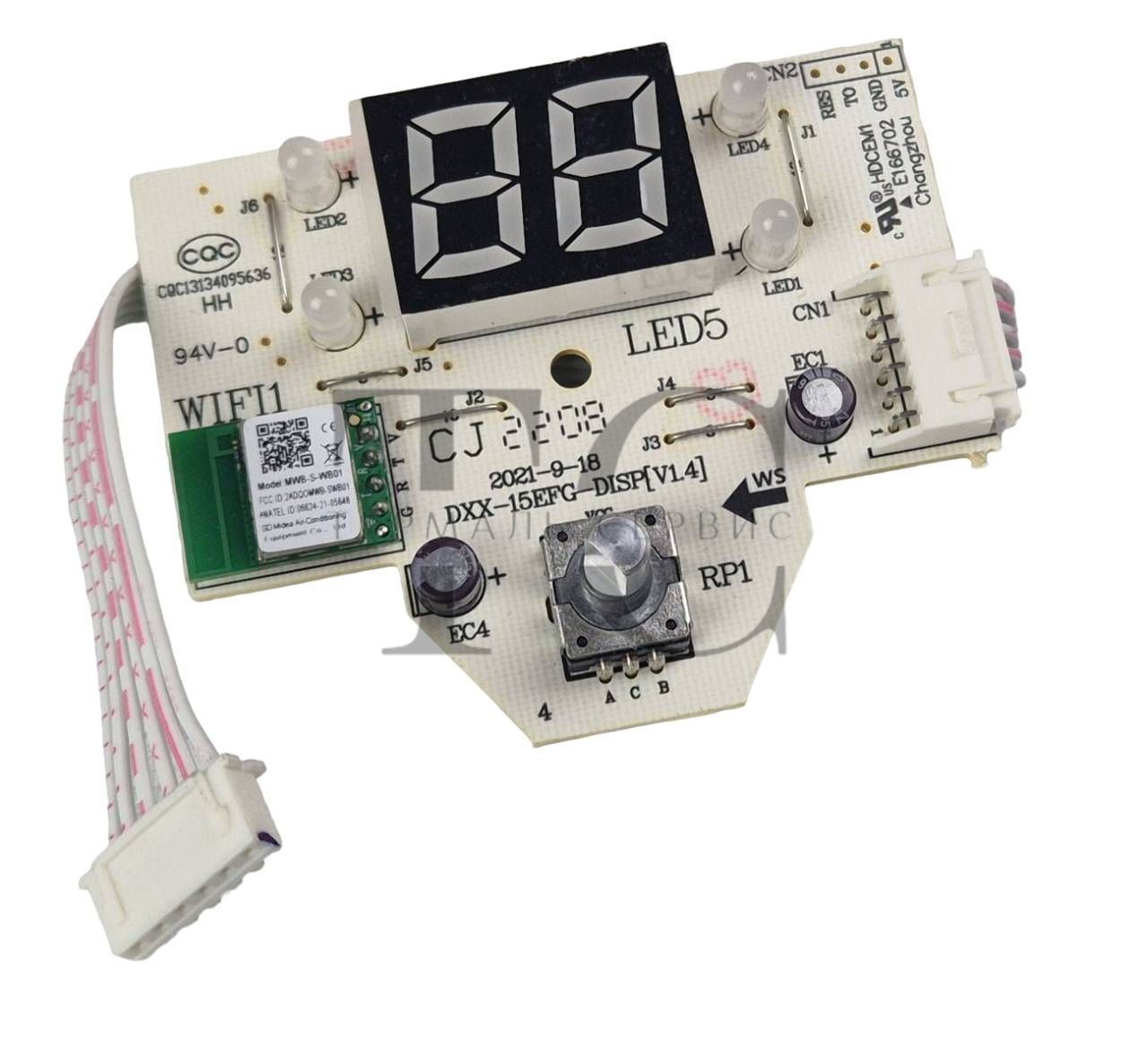 Панель керування для бойлера Midea DXX-20EFG